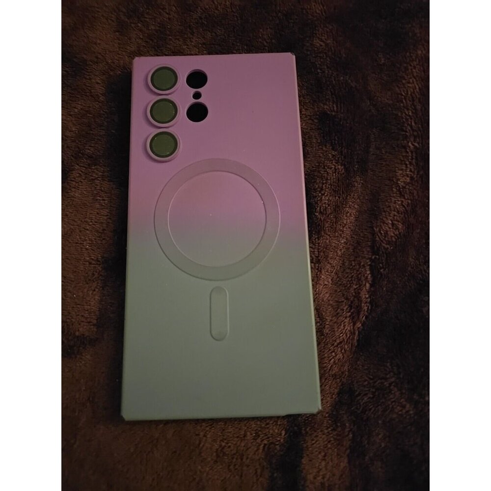 Black And Purple Samsung S22 Ultra Case